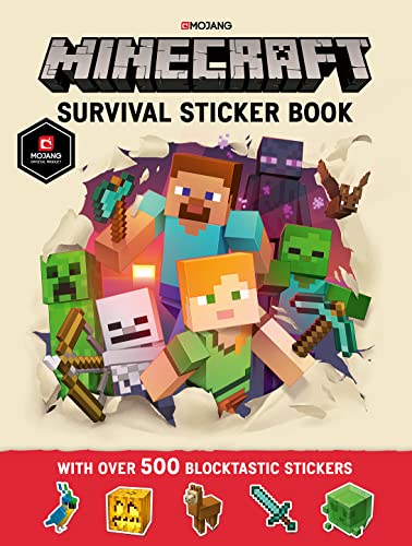 MNCRFT SURVIVAL STICKER BK PB: An Official Minecraft Book From Mojang