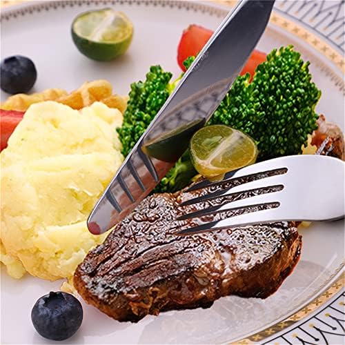 Stainless Steel Flatware Set with Name Engraving