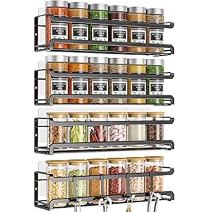   Spice-Rack-wall-mounted-4-Pack-Space-Saving-Spice-Organizer-for-Spice-Jars-and-SeasoningsScrew-or-Adhesive-Hanging-Spice-Rack-Organizer-for-Your-Kitchen-Cabinetor-Pantry-Door