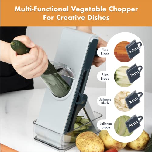 Homarden Mandoline Slicer - Effortless vegetable cutting