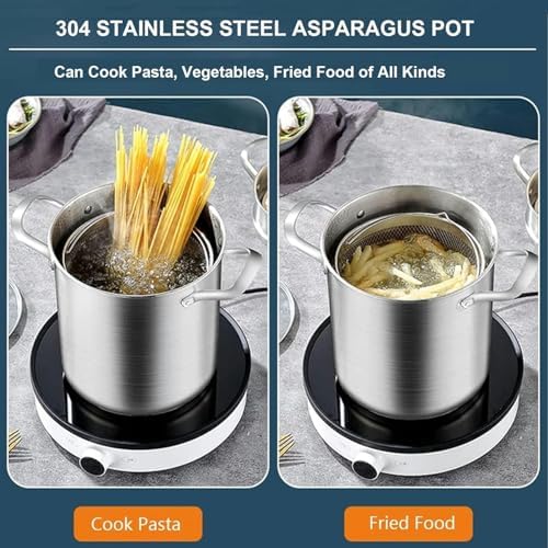 Stainless Steel Pasta Pot with Glass Lid Set