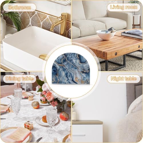 ALAZA Marble Watercolor Napkin Holder