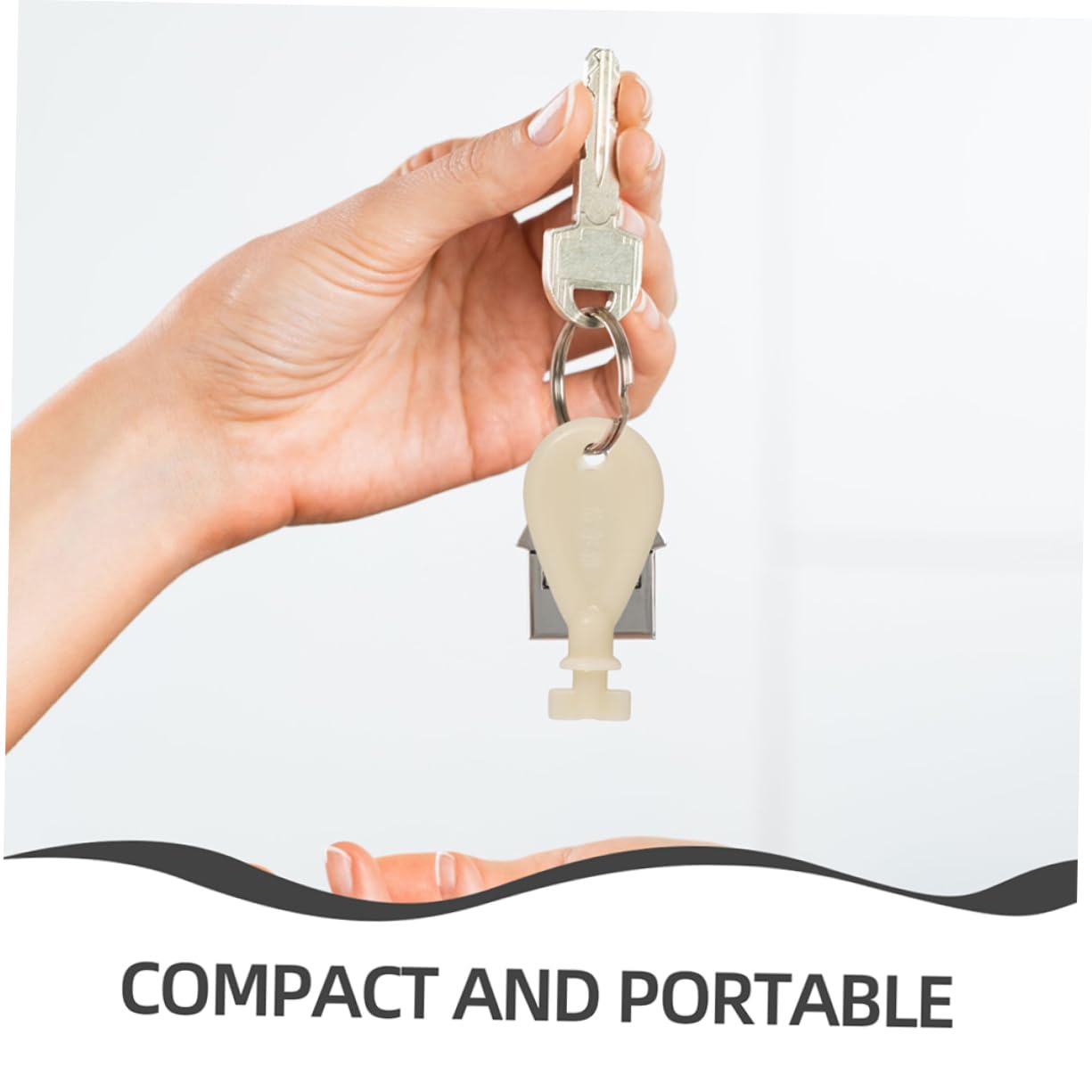 4pcs Paper Towel Dispenser Lock Replacement Key Ring for Tissue Box