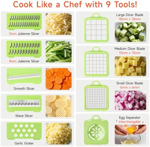 Consumix9-in-1 Vegetable ChopperEffortless Slicing Tool