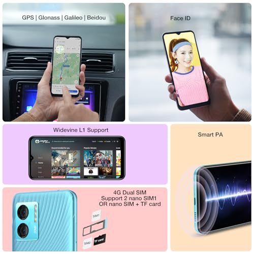 DOOGEE N50S Android 13 Smartphone Ohne Vertrag, 9GB+128GB Speicher/1TB Erweiterbar 6.52" HD+ Display, 4200mAh mit 10W Schnellaufladung Handys, 20MP Kamera, 4G Dual SIM Günstig Handy 2024 – Bild 7