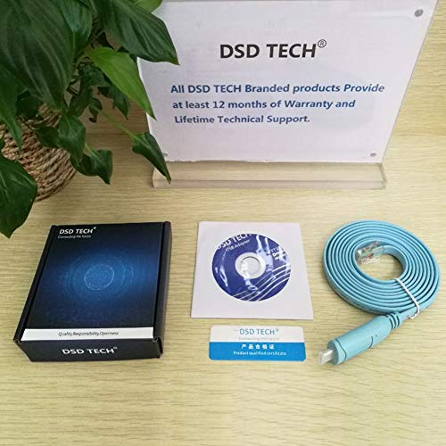 DSD TECH Konsolen Kabel USB C auf RJ45 SH-RJ45B mit FTDI Chip für Cisco NETGEAR Router/Switches Unterstützt MacBook Pro/Air 2018 und andere USB-C-Laptops – Bild 8
