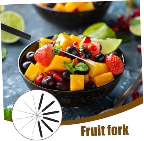 PRETYZOOM Stainless Steel Fondue Forks Set of 4