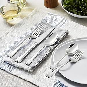 Zwilling angelico 20 piece 1810 stainless steel flatware set silver  urban country home decor