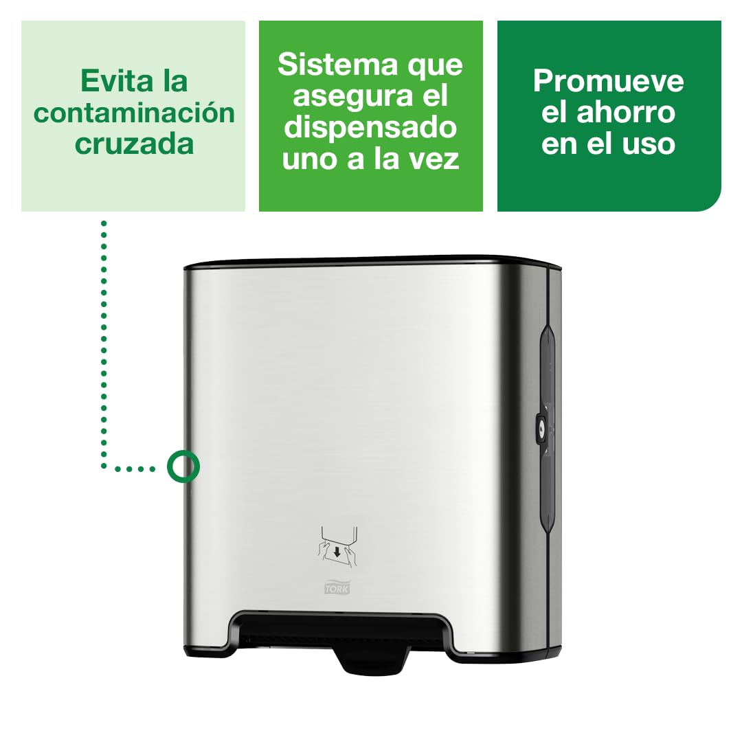 Tork One-Term Use Stainless Steel Dispenser Efficient Design