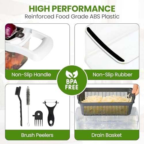 Lifeeverkeep 22-in-1 Multifunction Vegetable Chopper
