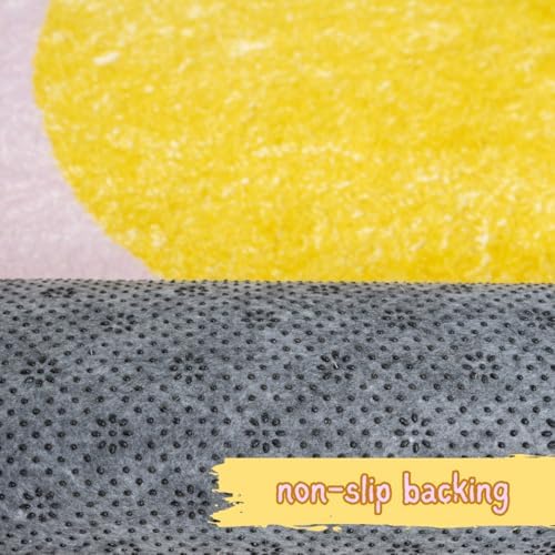 Yoodly Flower Rug - Ultra Soft Nonslip 30 Inch Pretty in Pink