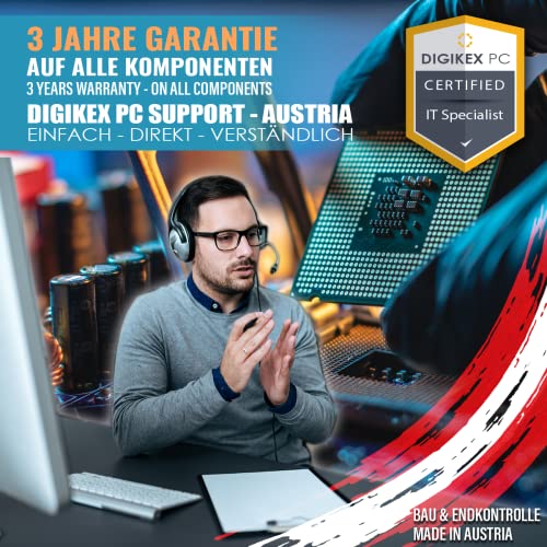 GREED® Multimedia PC mit Intel Core i7 4790 - Schneller Rechner + Computer für Büro & Home Office mit 4,0 GHZ, 16GB RAM/Arbeitsspeicher - 240GB SSD + 1TB - DVD+RW - USB3.0 - WLAN, inkl. Windows 11 Pro – Bild 6