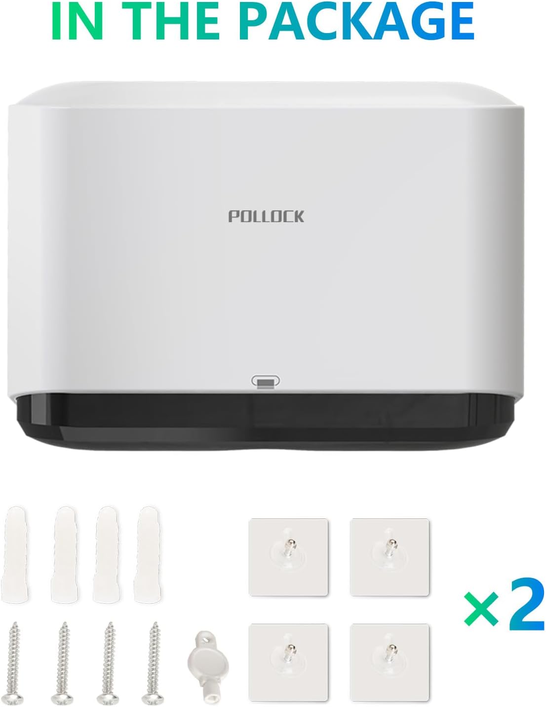 Compact Multi-fold Wall-Mounted Clinical Hand Towel Dispenser