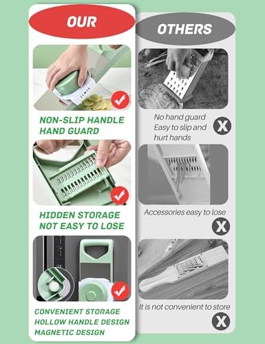 Jianlai 7-in-1 Vegetable Slicer for Perfect Slices