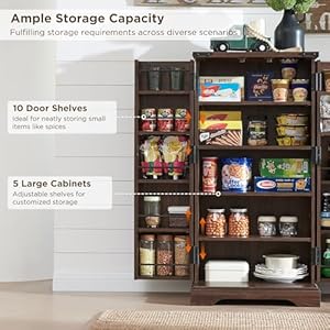   47-Kitchen-Pantry-Farmhouse-Storage-Cabinet-with-Barn-Doors-Organizer-and-Adjustable-Shelves-Rustic-Wood-Cupboard-for-Kitchen-Dining-Room-Bathroom-and-Hallway-Brown