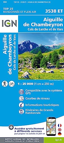 3538ET Aiguille de chambeyron cols de larche et de vars