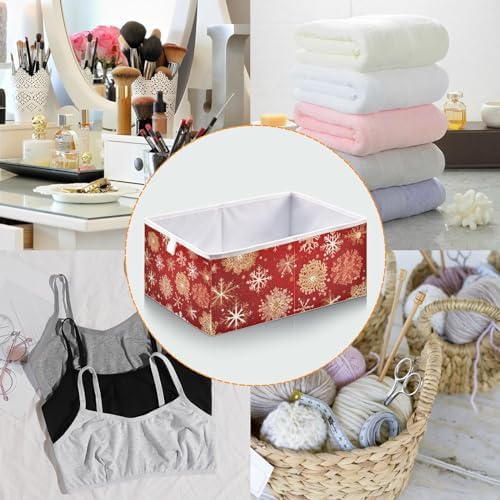 RunningBear Foldable Fabric Storage Basket for Kids Clothes and Toys