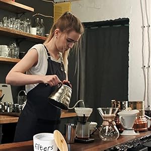 Coffee Filter Holder Paulownia Wood Coffee Filter Storage Container with 50pcs Coffee Filter Paper White Coffee Filter Holders for Storing Various Filter Papers Tea Bags Coffee Beans