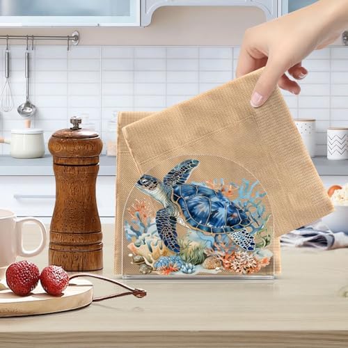 Seahorse Swimming Napkin Holder