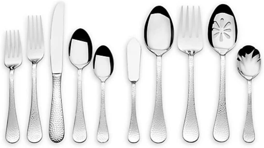 Towle Living 65-Piece Flatware Set for Home Kitchen Restaurant