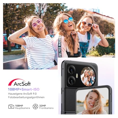 Blackview Hero 10 Faltbares Handy (36GB+256GB) Helio G99, 6.9"FHD+ 120Hz Amoled, 108MP Kamera, 45W/4000mAh, Fingerabdruck/NFC/Bluetooth 5.2/Dual SIM 4G Simlockfreie Smartphone Klappbares Ohne Vertrag – Bild 6