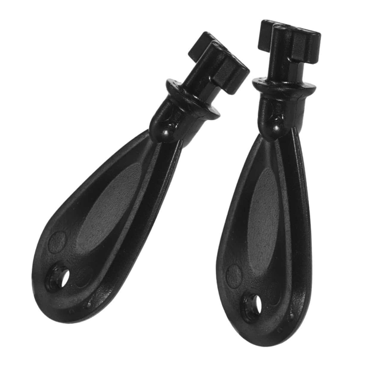 KICHOUSE 6 Pcs Tissue Box Key Replacement Black