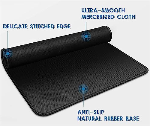 LL-COEUR XXL Schwarz Mauspad Gaming Mouse Mat Laptops Schreibtischunterlage Desk Pad (1100 x 500 x 3 mm) – Bild 6