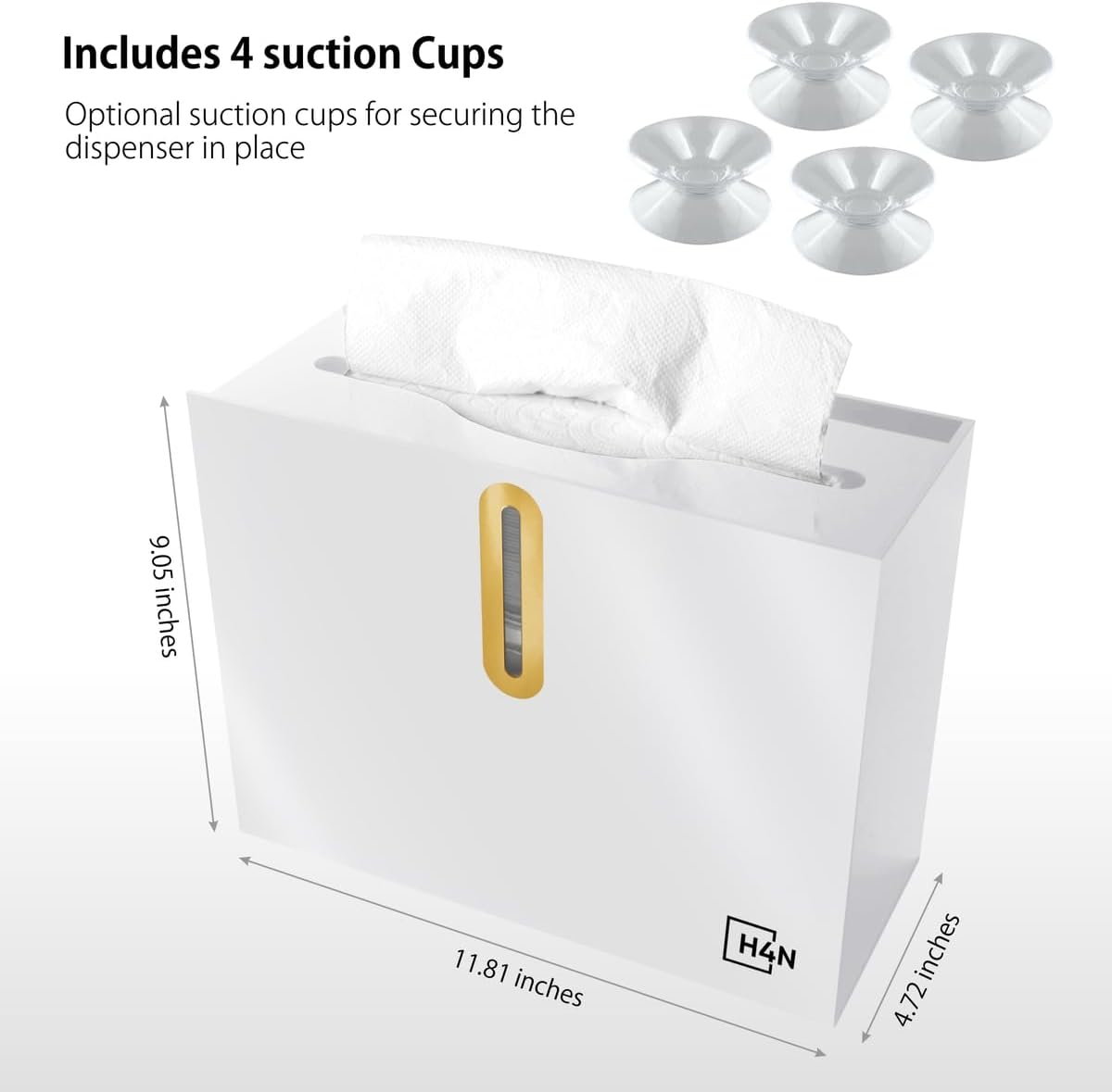 Compact Paper Towel Dispenser with Single Sheet Dispensing