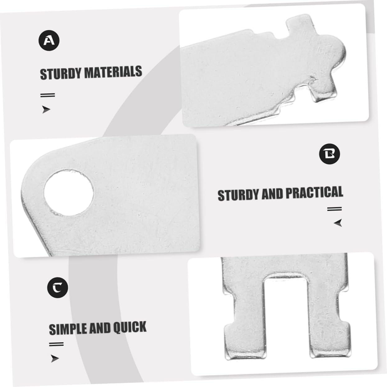 6pcs Metal Toilet Paper Dispenser Keys Replacement for 50504 Commercial Use
