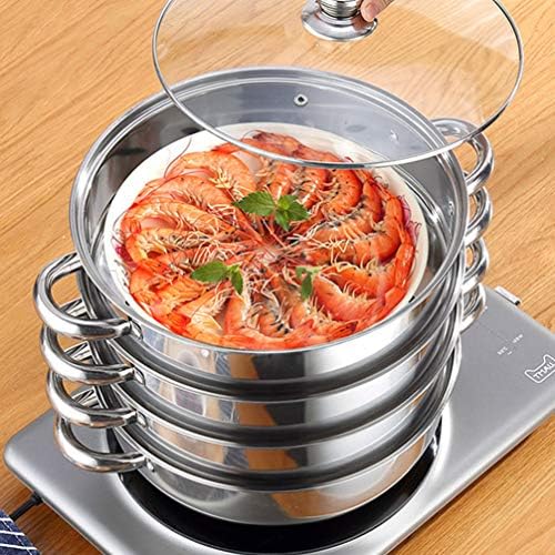 Cabilock 4-Layer Stainless Steel Steamer Pot