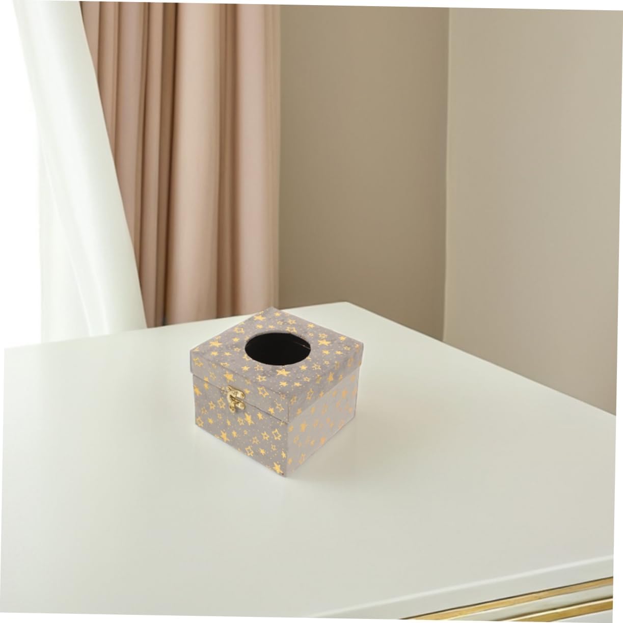 Stylish Vintage Wooden Tissue Box
