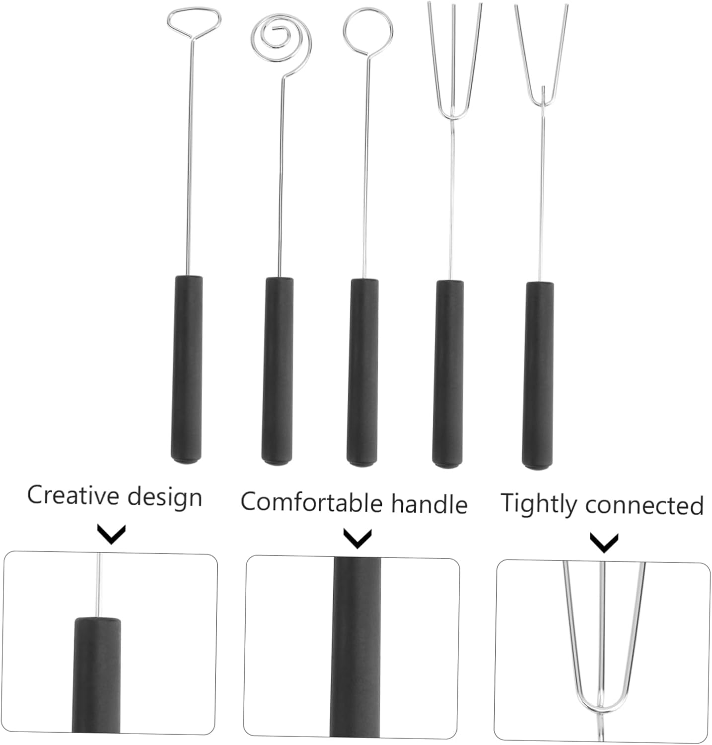Stainless Steel Chocolate Fork Set 5PCS