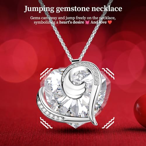 BNWXOY Preserved Real White Rose with Necklace Forever Flowers Rose Birthday Gifts for Women Her Mom Wife Girlfriend Grandma on Valentine Mothers Day Sweetest Day Christmas Anniversary Romantic-White - Image 6