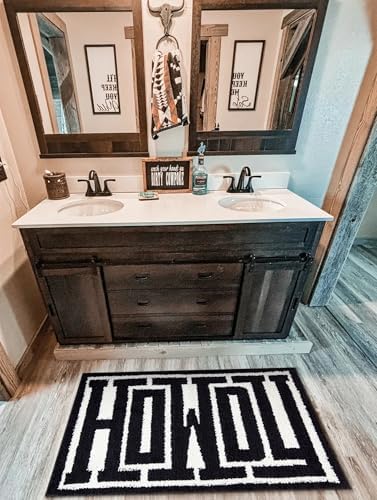 RoomTalks Washable Howdy Rug Indoor Doormat