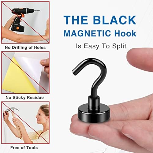 Strong Magnetic Hooks for Refrigerators and More
