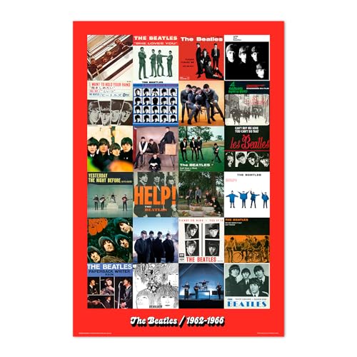 Grupo Erik – Poster The Beatles – Deco Maison, Decoration Murale, Affiche Décorative - Les Beatles, Paul McCartney, John Lennon, RIngo Starr, George Harrison Grupo Erik - Poster The Beatles - Deco Maison, Decoration Murale, Affiche Décorative