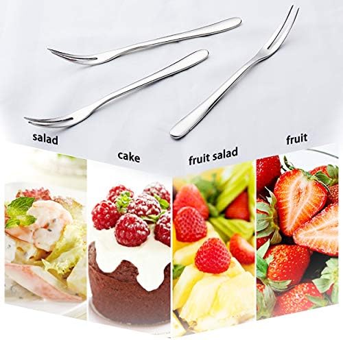 6-Piece Professional Escargot Forks for Shellfish Tasting
