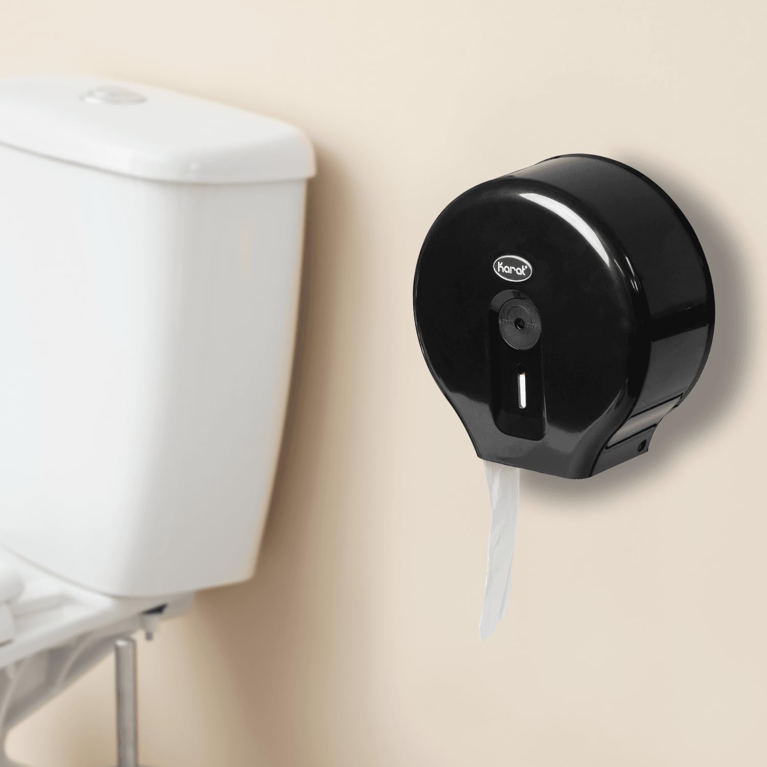 Wall-Mounted Jumbo Tissue Dispenser - Karaoh Jumbo Roll Tissue Dispo with 10 Roll
