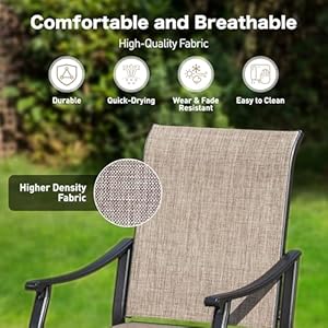 Patio Dining Sets for 4, 5 Piece Patio Table and Chairs Set of 4, Outdoor Dining Set with Round Patio Table & 4 Textilene Chairs, Outdoor Table and Chairs Set for Garden Backyard Deck Patio Dining Sets for 4 5 Piece Patio Table and Chairs Set of 4 Outdoor Dining Set with Round Patio Table 4 Textilene Chairs Outdoor Table and Chairs Set for Garden Backyard Deck