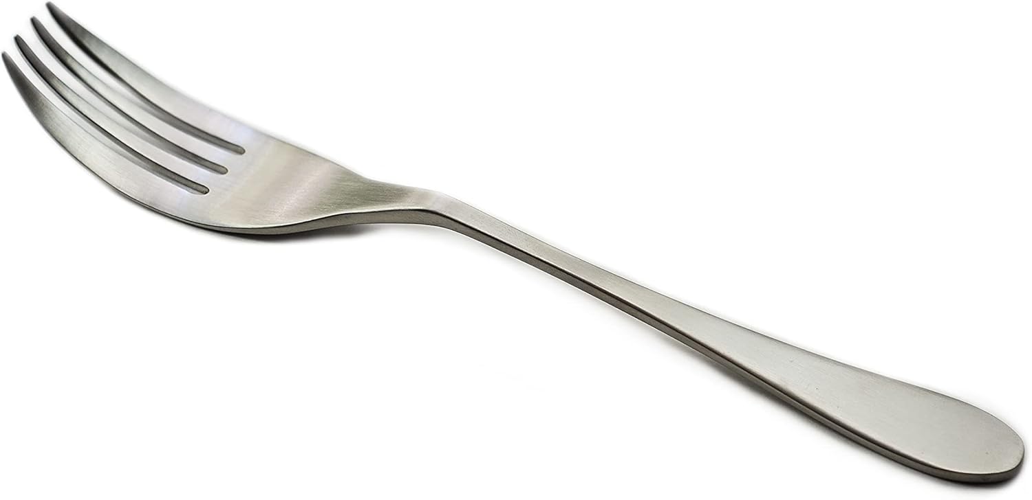 KNORK Lite 4 Piece Dinner Fork Set Matte Brushed Finish