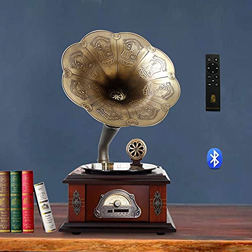 YTGDBDG Gramophone Portable, Tourne-Disque rétro, phonographe en Bois Vintage - Les Beatles, Paul McCartney, John Lennon, RIngo Starr, George Harrison YTGDBDG Gramophone Portable, Tourne-Disque rétro, phonographe en Bois Vintage