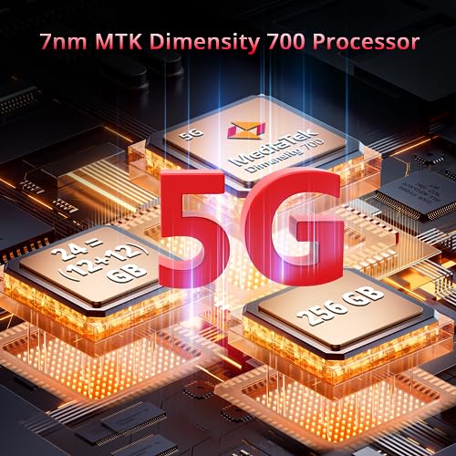 CUBOT Kingkong Star(2023) 5G Outdoor Smartphone Android 13, 24GB+256GB/1TB, 10600mAh(33W), 6.78" FHD+1.09" Zurück Dsiplay Handy Ohne Vertrag, 100MP+24MP Nachtsicht, IP68/NFC/3 Slots, Schwarz – Bild 3