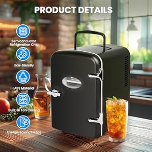   Simple-Deluxe-4L-Portable-Mini-Fridge-Warmer-and-Cooler-Six-12oz-Cans-Compact-Refrigerator-100-Freon-Free-Eco-Friendly-4-L-Black