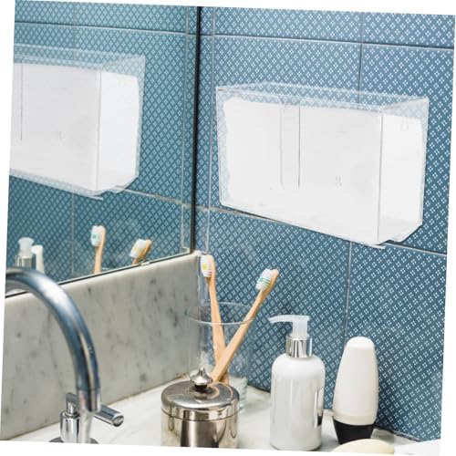 SOLUSTRE Touchless Bathroom Napkin Holder - High Capacity Kitchen Organizer