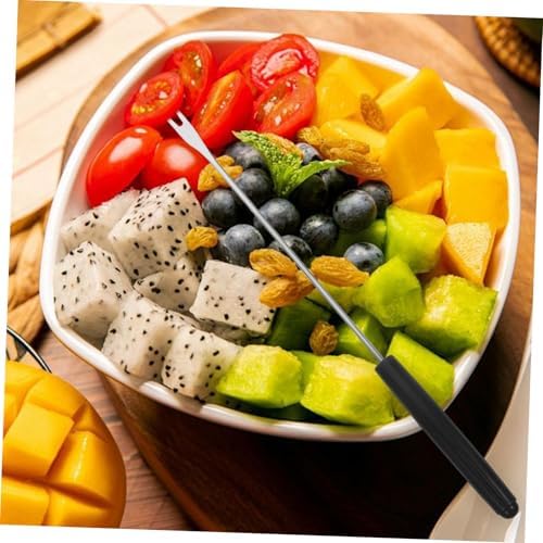 PRETYZOOM Stainless Steel Fondue Forks Set of 4