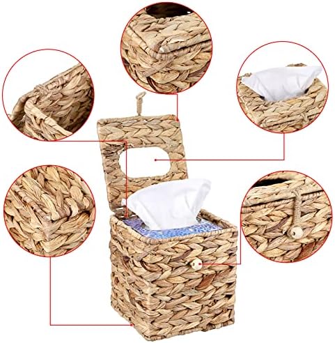 Sumnacon Tissue Box Cover Natural