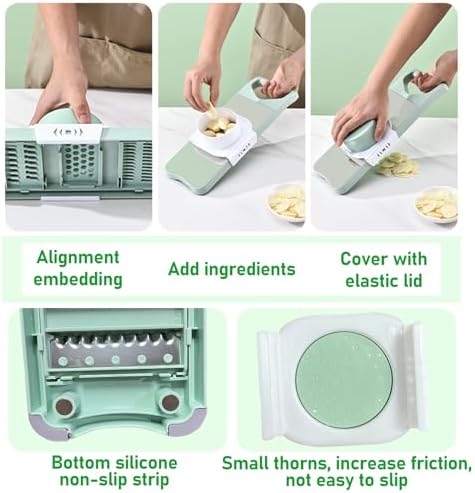 Jianlai 7-in-1 Vegetable Slicer for Perfect Slices