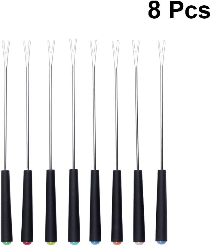 Stainless Steel Fondue Fork Set with Handle for Kitchen
