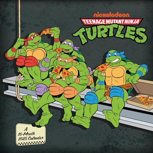 2025 Nickelodeon Teenage Mutant Ninja Turtles: Mutant Mayhem Wall Calendar