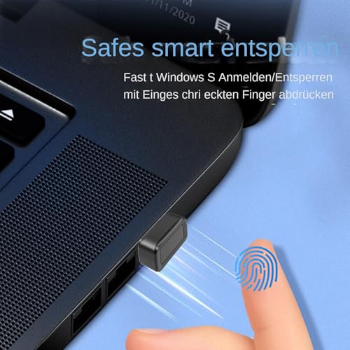 Snsengg Fingerprint Key Reader Dongle | Fingerprint Security Key | Fast Matching Fingerprint Reader | Biometric Security Laptop | Accessibility and Security Across A Wide Range of Devices. – Bild 7